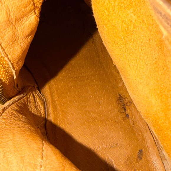 Frye Essa Ankle Heeled Bootie Sand Nubuck Leather Size 7 - Picture 10 of 10